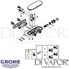 Grohe Grohtherm SmartControl Combi Thermostatic Shower Mixer Spares